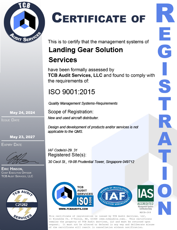 LGSS ISO 9001-2015 Certification